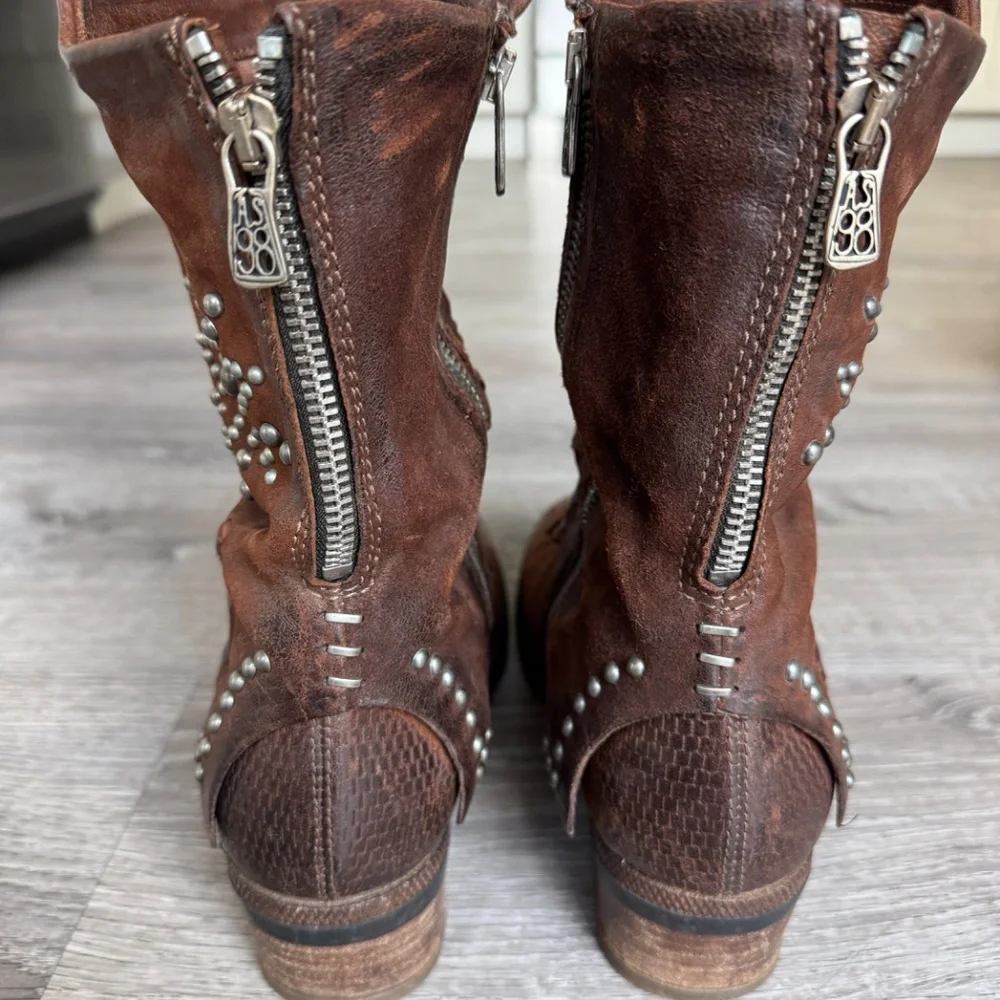 A.S. 98 Clein Studded Boots | Ladies Size 39 - Picture 6 of 11